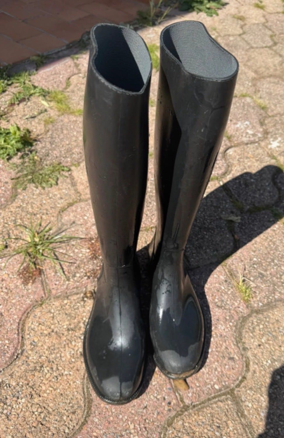 Bottes en caoutchouc équitation noir 37, média 3