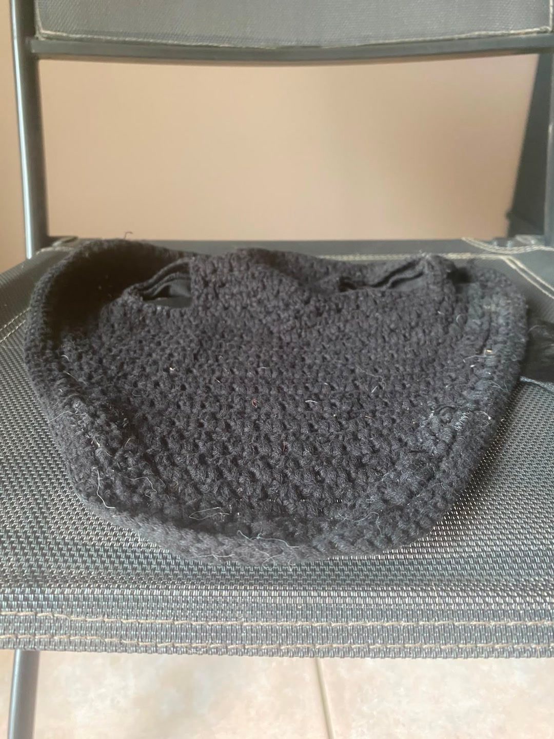 Bonnet noir avec strass Fouganza, média 5