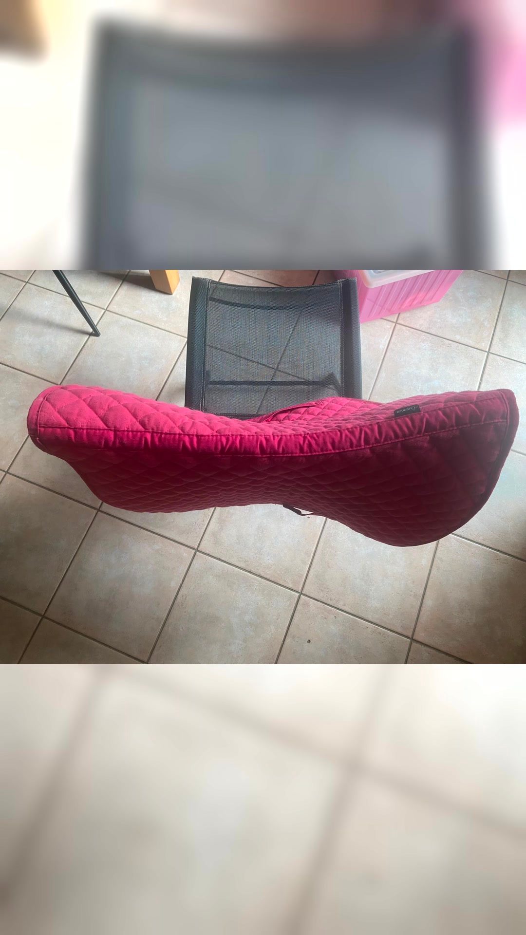 Tapis Fouganza rose, média 4