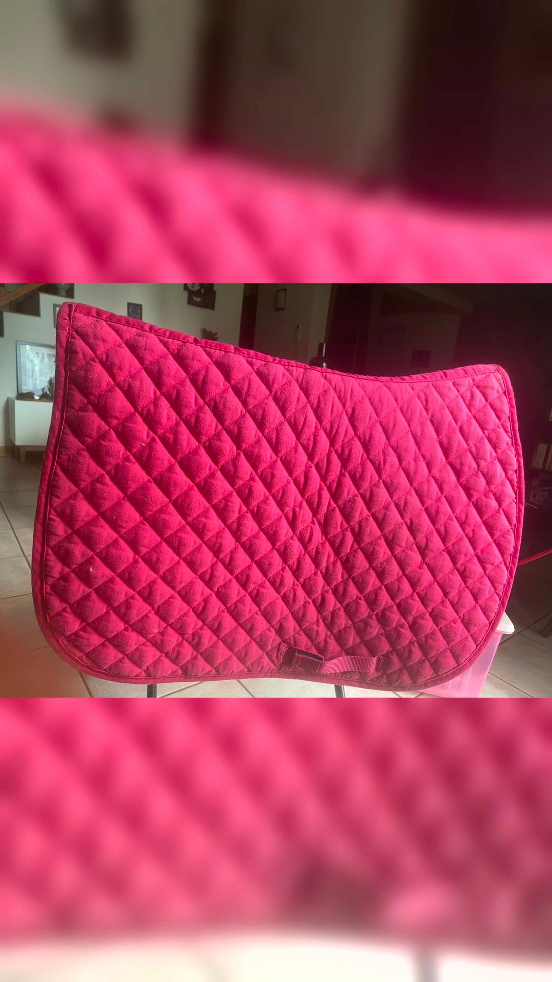 Tapis Fouganza rose, média 6