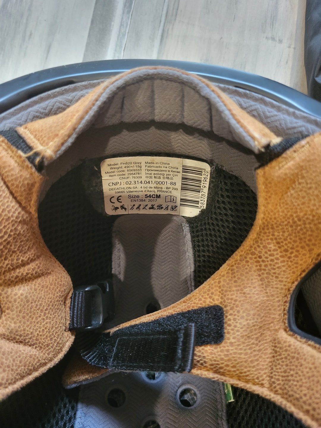 Casque Fouganza T54, média 2
