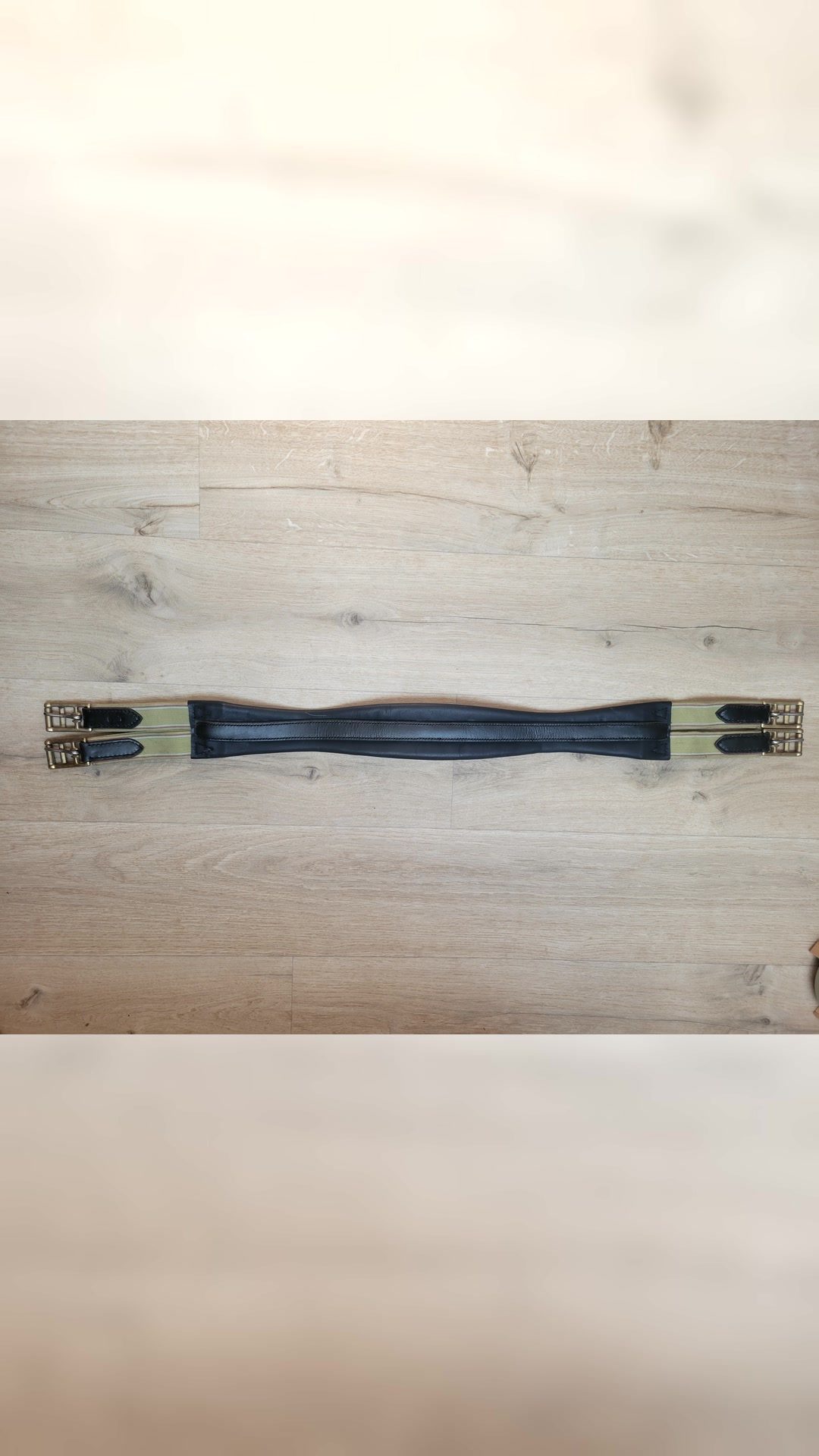 Sangle anatomique 100cm en cuir, média 2