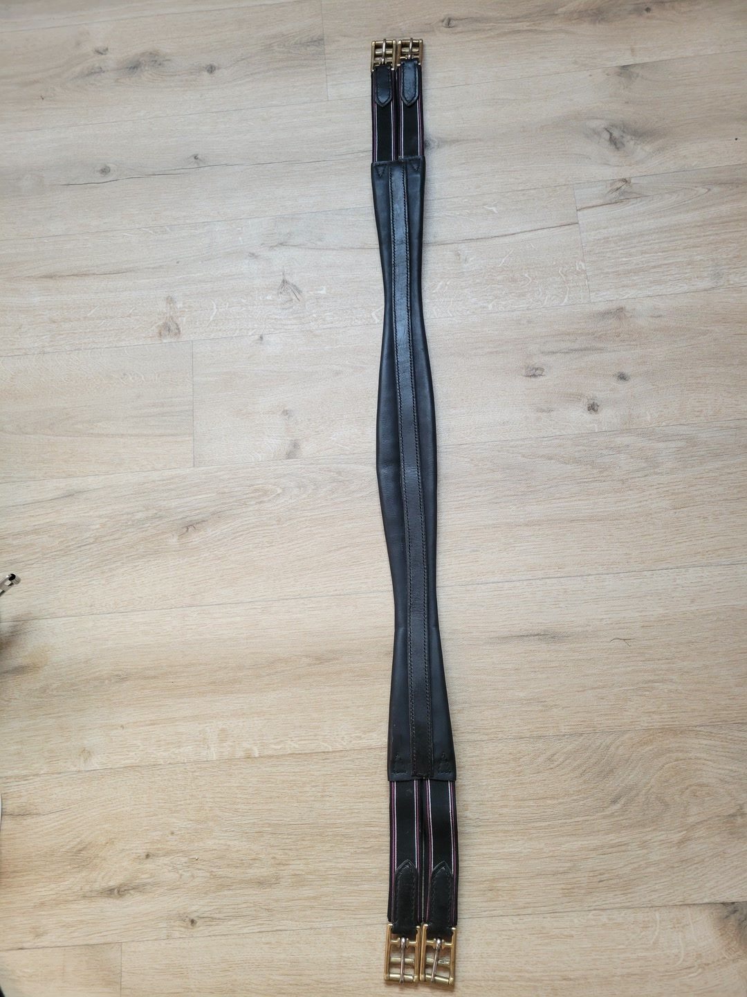 Sangle anatomique 125 cm en cuir, média 2