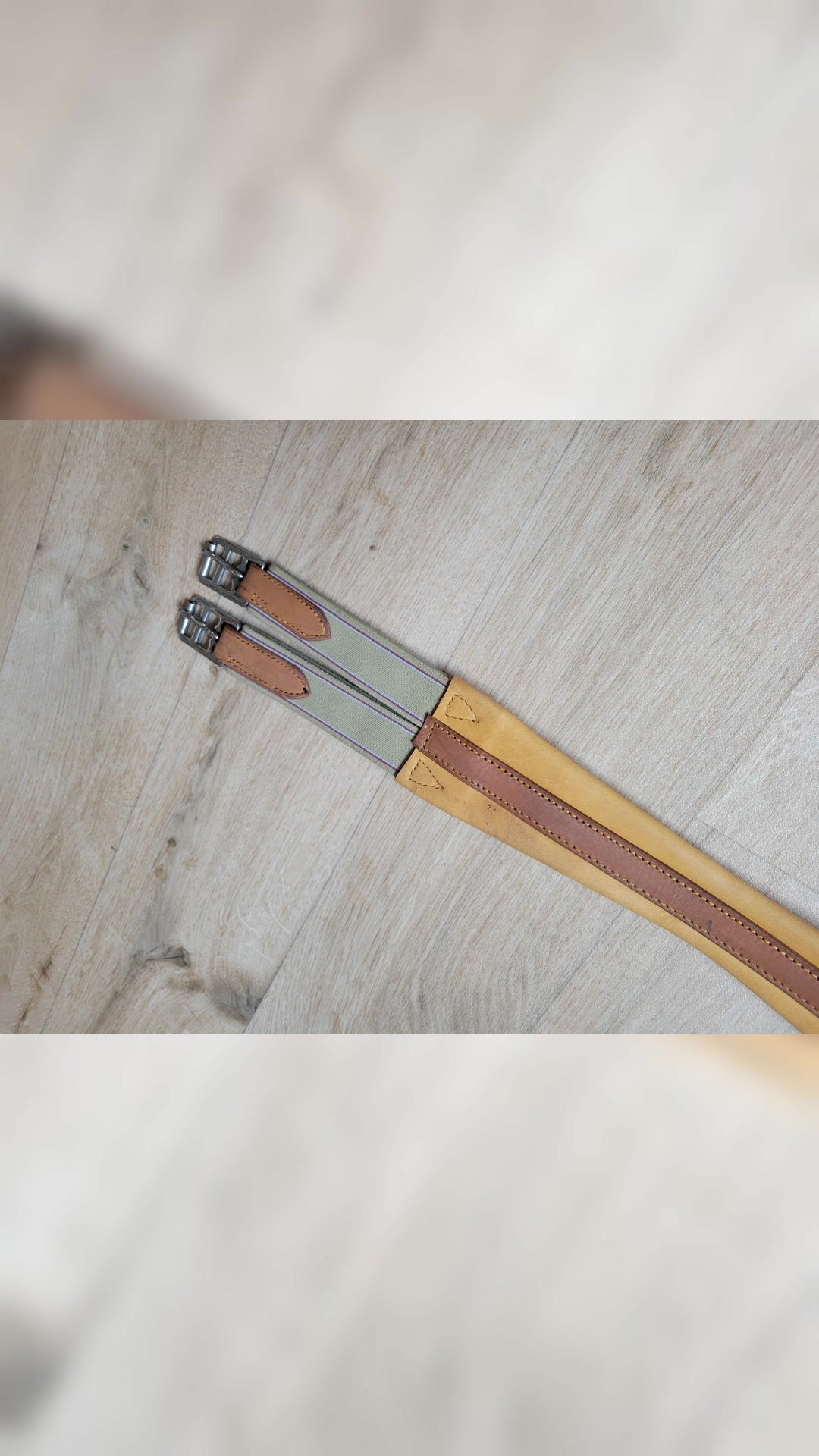Sangle anatomique en cuir 130cm, média 3