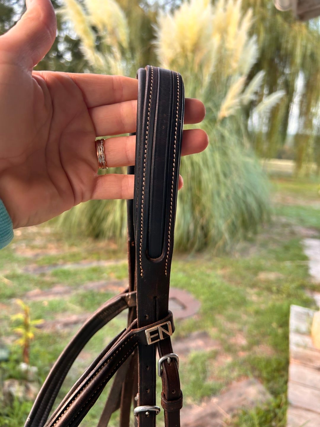 Filet cuir Eric Navet taille cheval., média 3