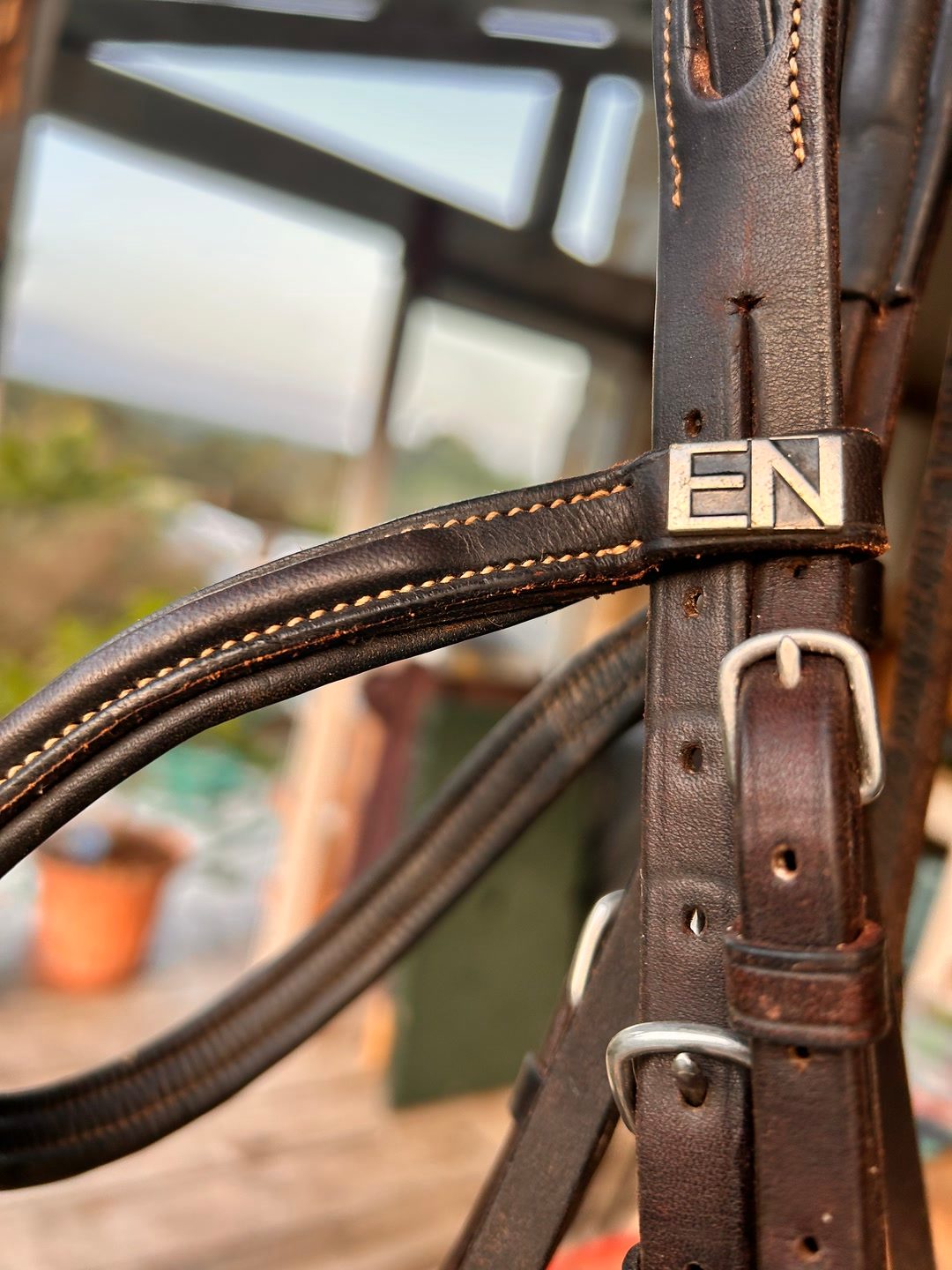 Filet cuir Eric Navet taille cheval., média 4