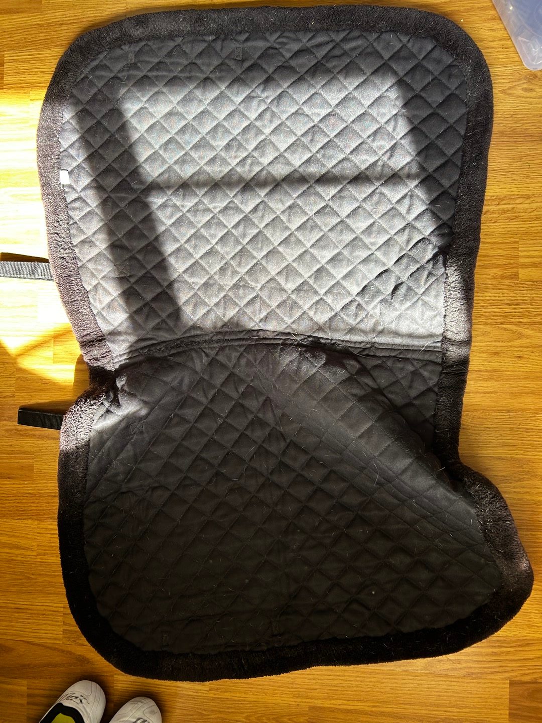 Tapis noir dressage taille cheval, média 3