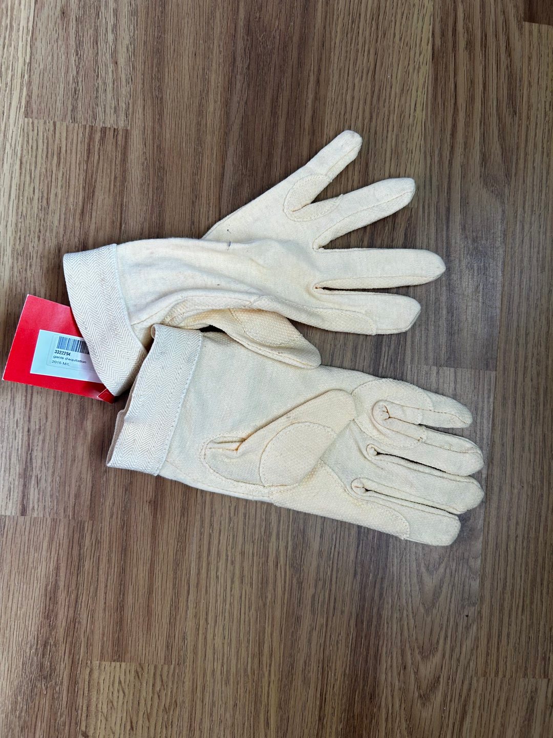 Paire de gants jaunes taille L, média 2