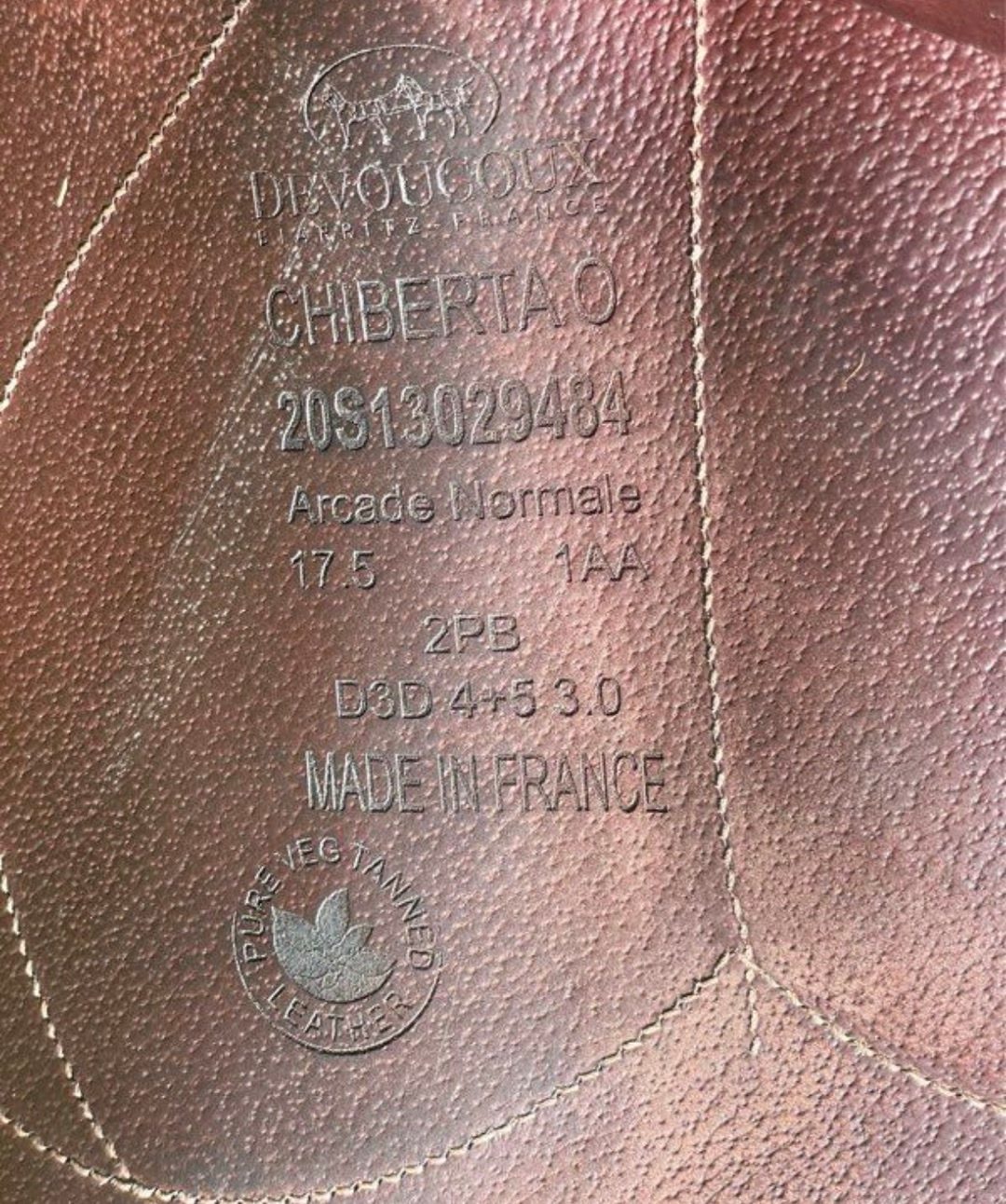 Selle Monoquartier Devoucoux Chiberta O, média 2