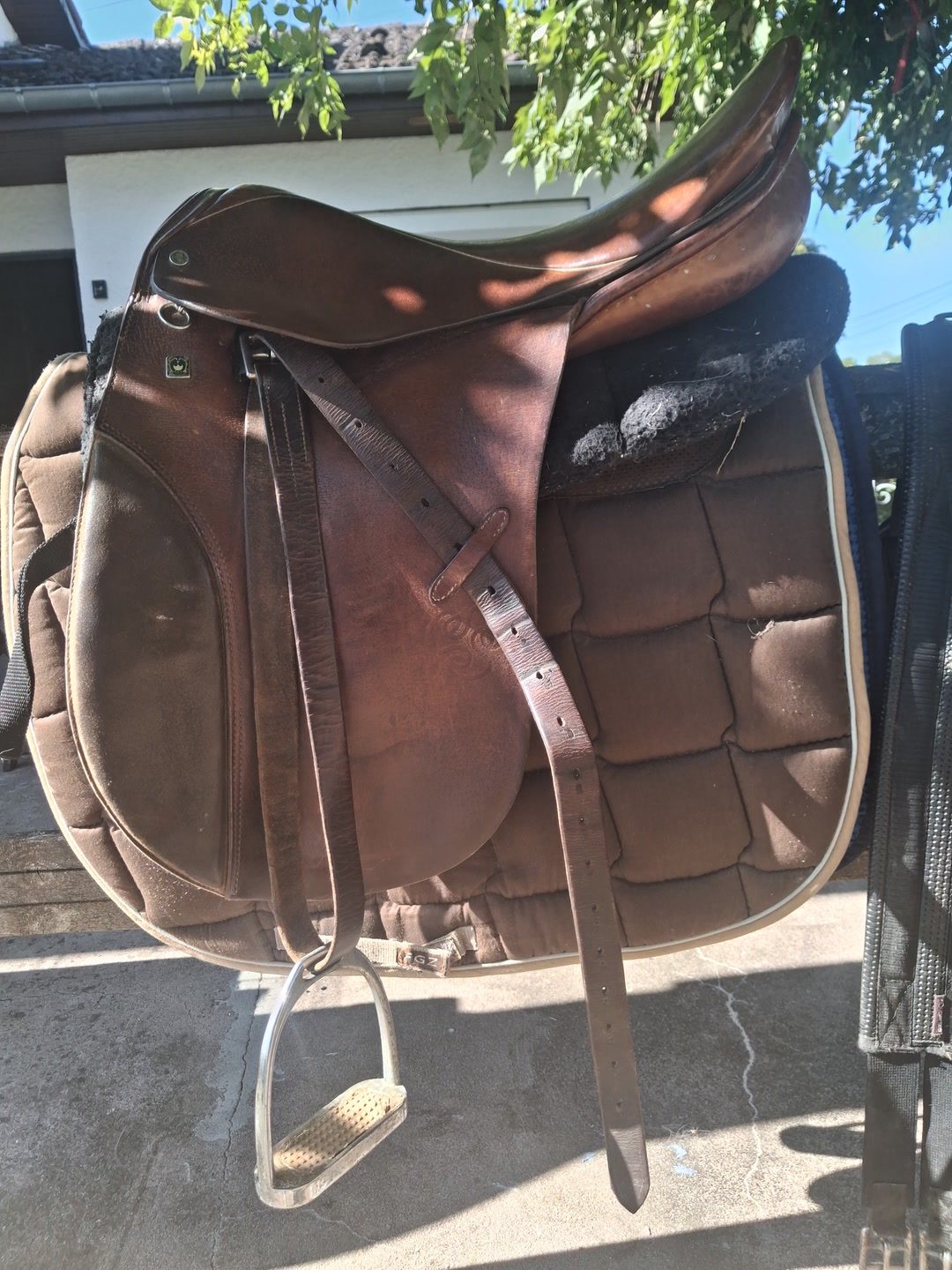 Selle de cheval Stübben Siegfried équipée - Remise en mains propres uniquement, média 13