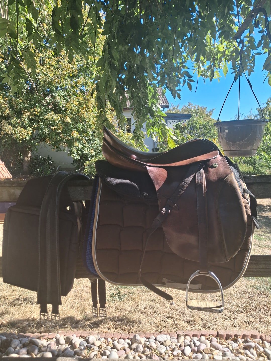 Selle de cheval Stübben Siegfried équipée - Remise en mains propres uniquement, média 7