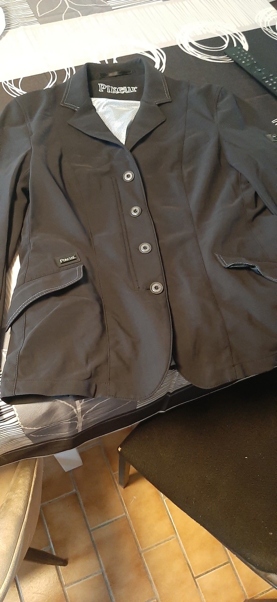 Veste de concours Pikeur Sarissa II noire,  t40, média 2