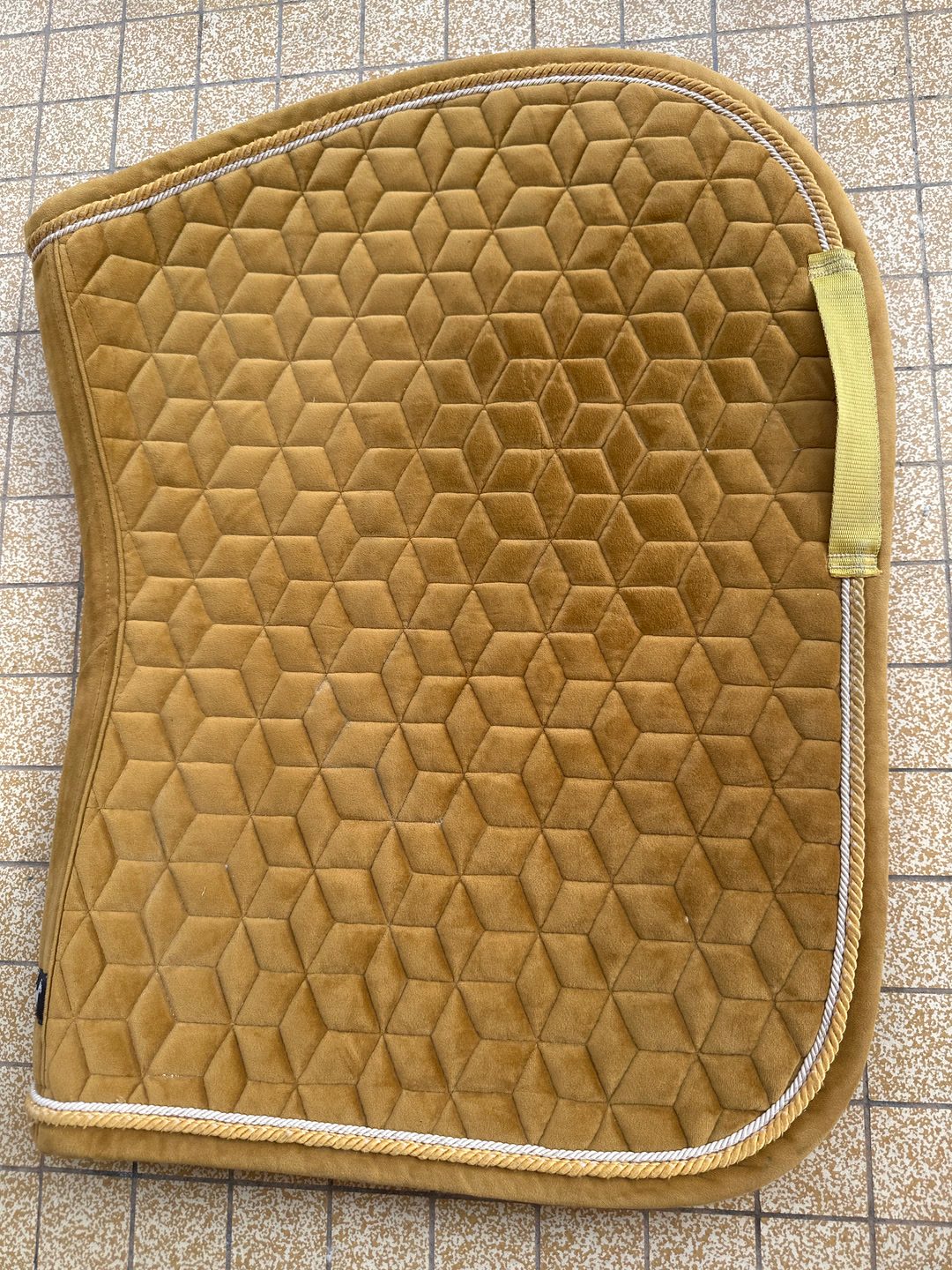 Magnifique tapis pour Poney, Kentucky, couleur moutarde, média 2