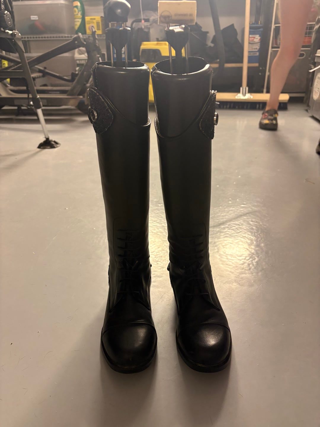 Bottes d’équitation en cuir pour enfant, média 3