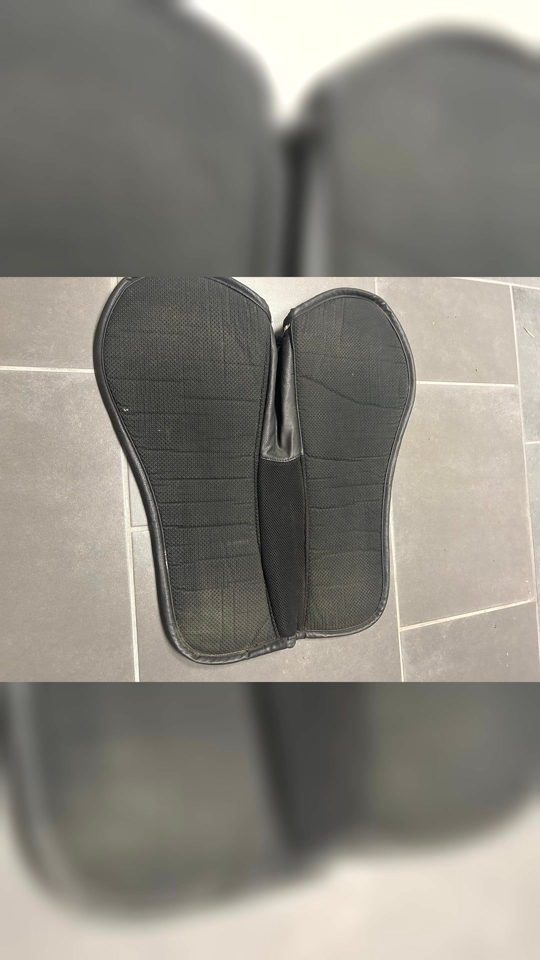 Amortisseur de selle Fouganza noir – Antidérapant & respirant, média 3