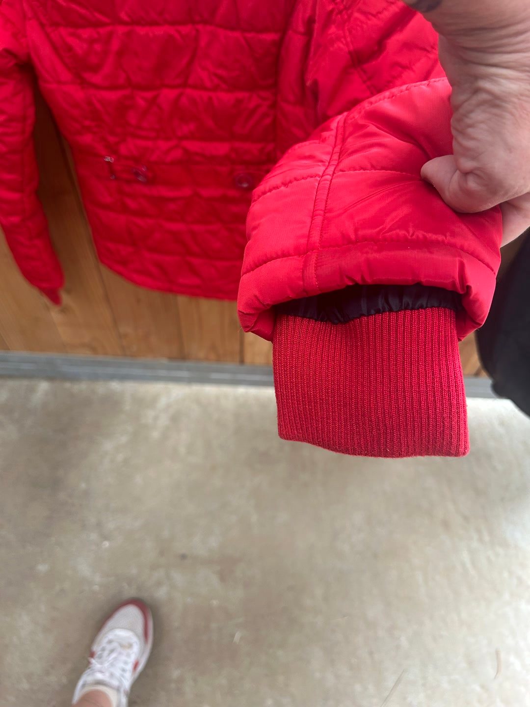 Veste matelassée HV Polo rouge – Très bon état, média 3