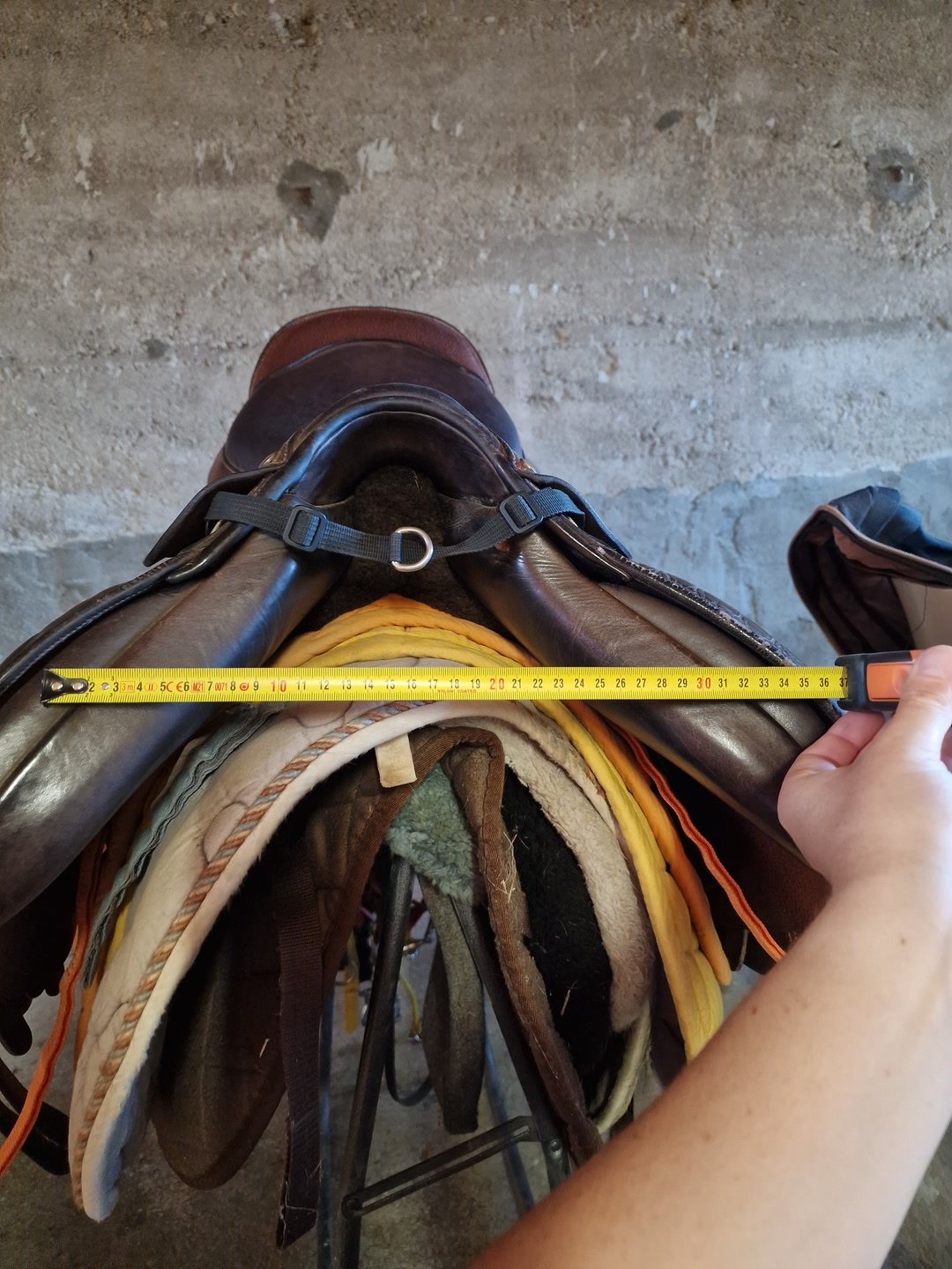 Selle cheval 17.5 pouces, média 2