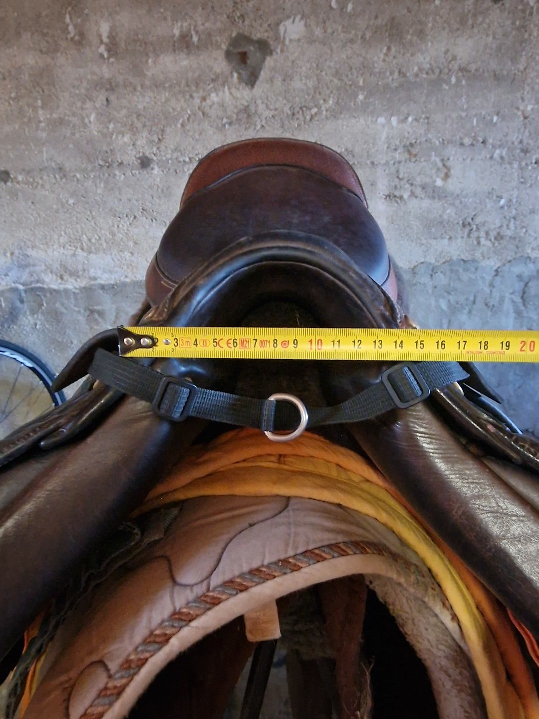 Selle cheval 17.5 pouces, média 3