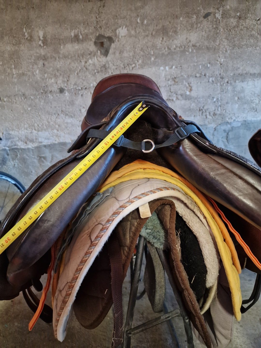 Selle cheval 17.5 pouces, média 4