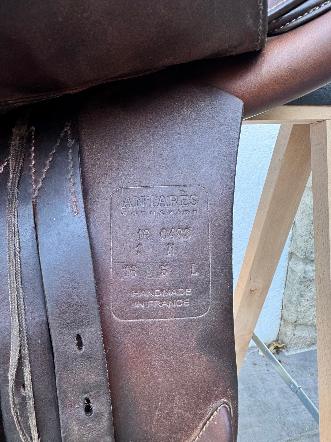 Selle Antarès marron, média 8