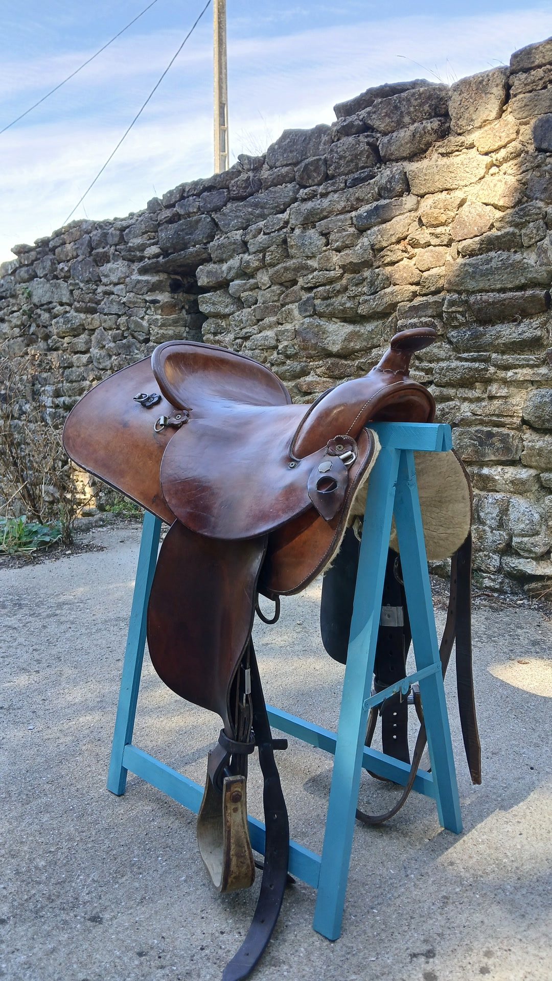 Selle western en cuir, média 2