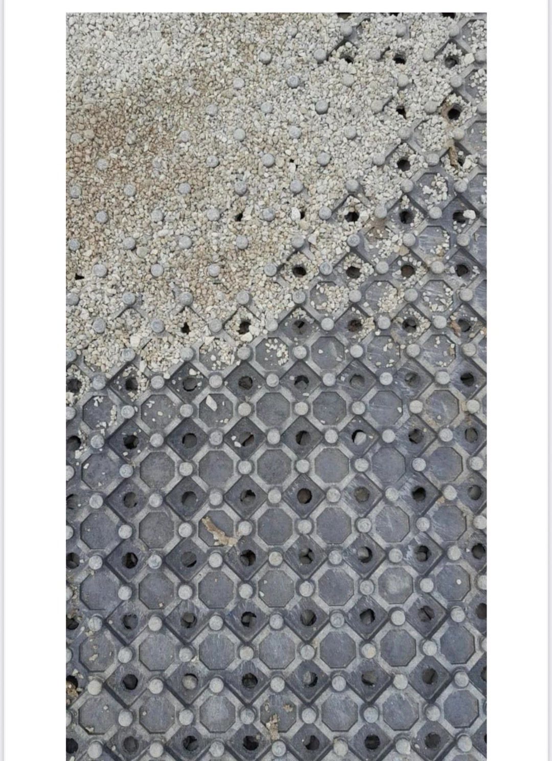 Dalles de stabilisation type ecoraster et antiboue, média 7