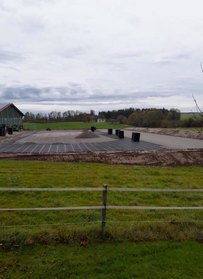 Dalles de stabilisation type ecoraster et antiboue, média 8