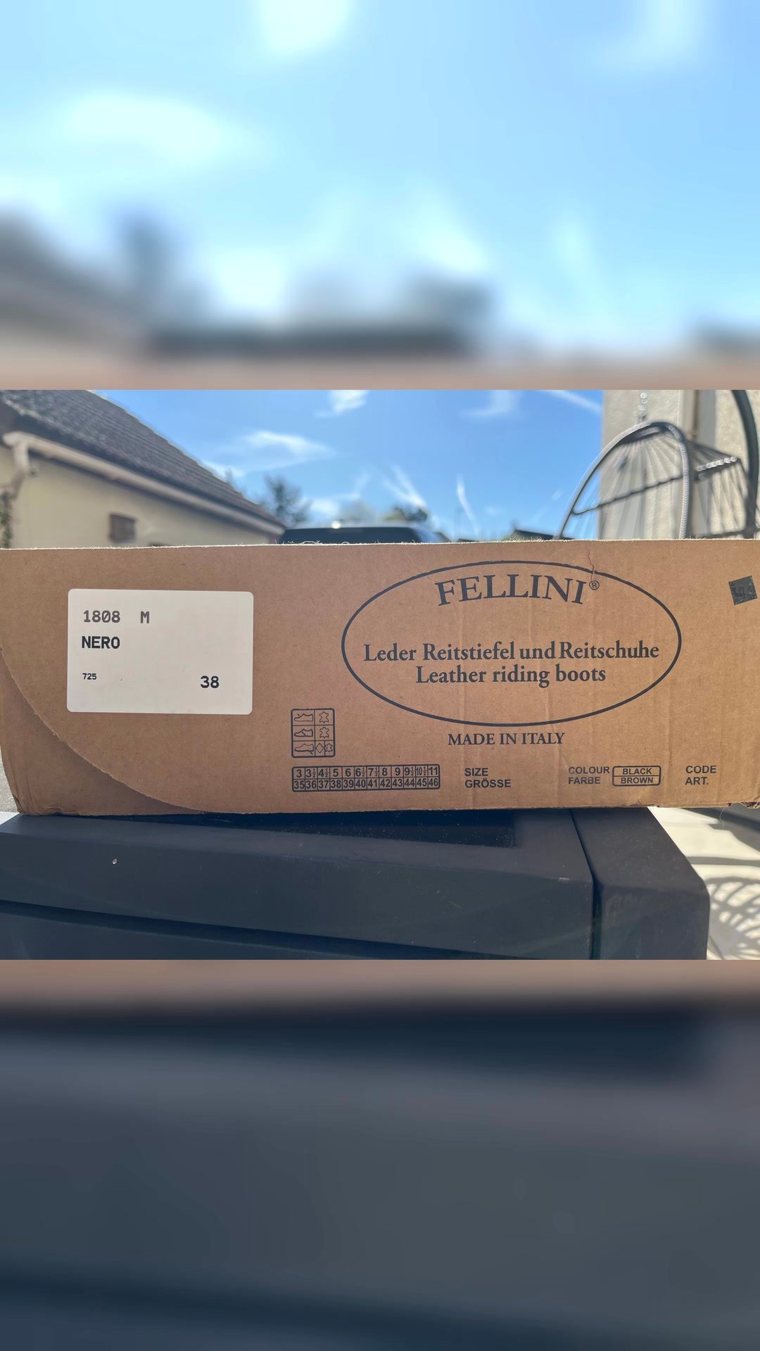Bottes FELLINI 1808 (38/M) - Noir, média 9