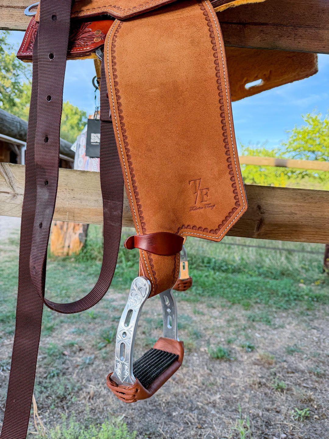 Selle de barrel racing, média 4