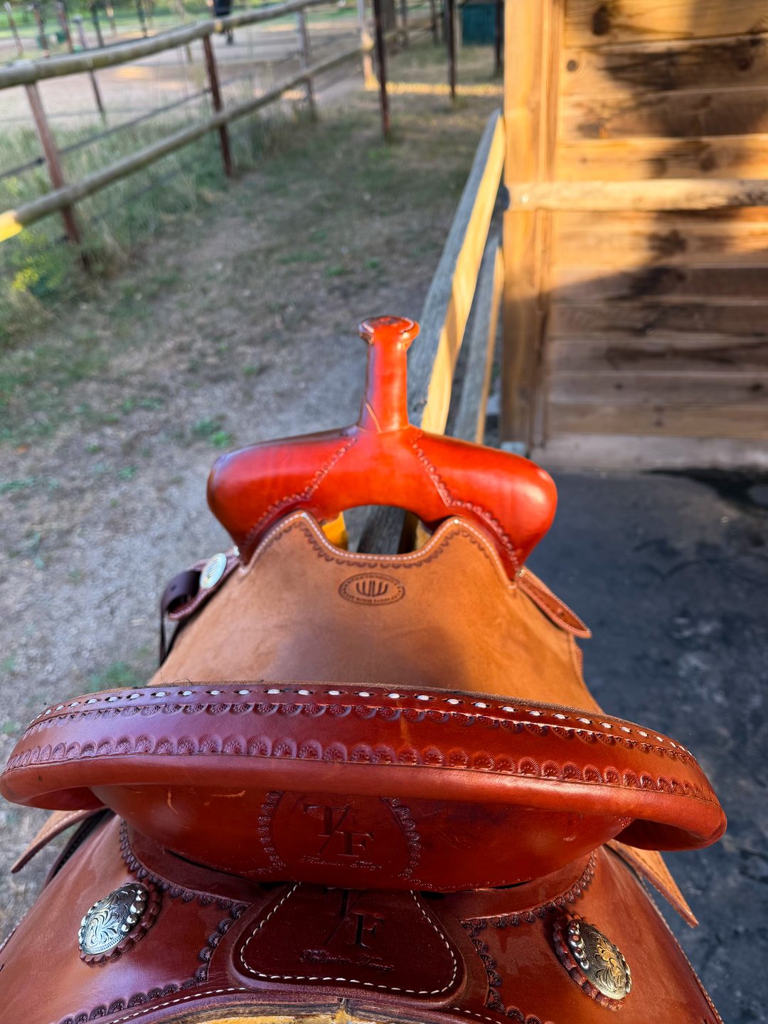 Selle de barrel racing, média 7