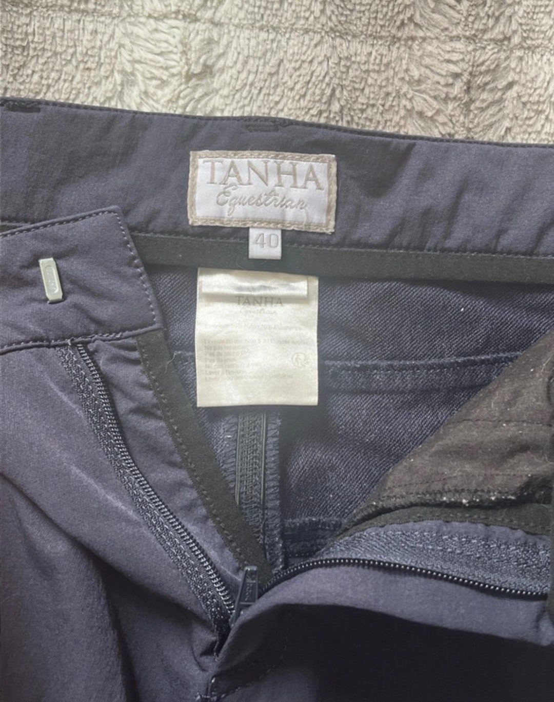 Pantalon équitation TANHA Dary bleu marine - neuf - taille 40, média 4