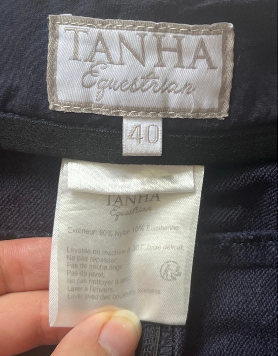 Pantalon équitation TANHA Dary bleu marine - neuf - taille 40, média 5