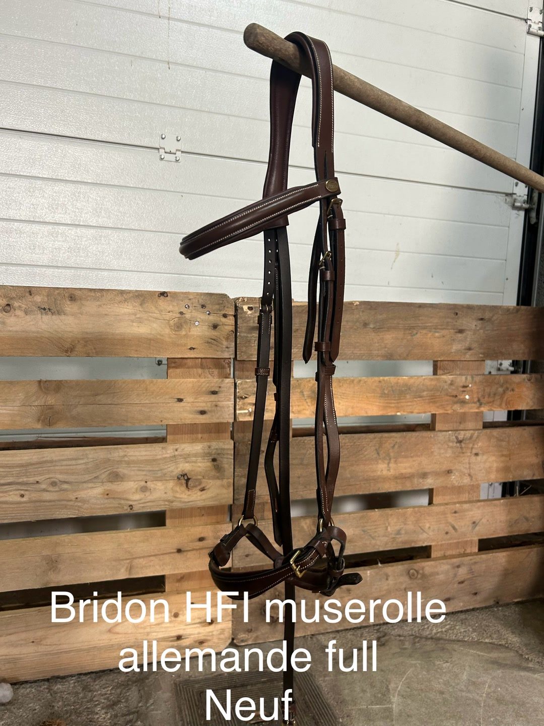 Bridon HFI muserolle allemande full, média 2