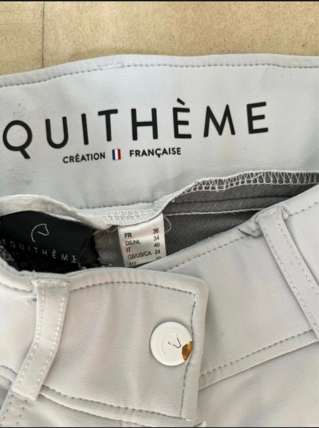 Pantalon blanc, média 4