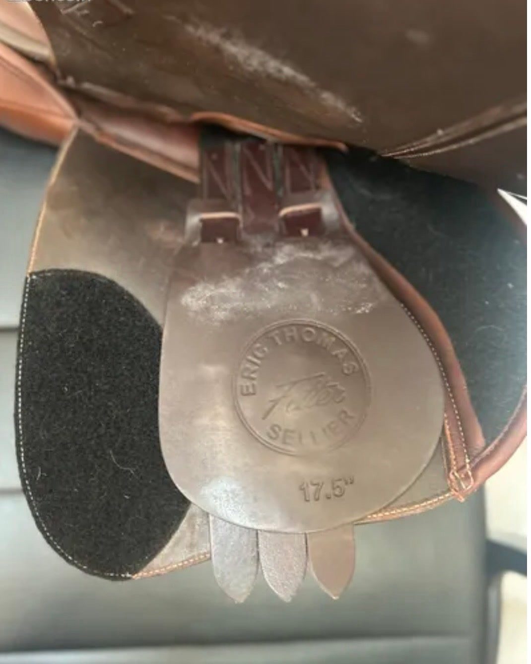Selle Éric Thomas mixte 17,5 pouce, média 3