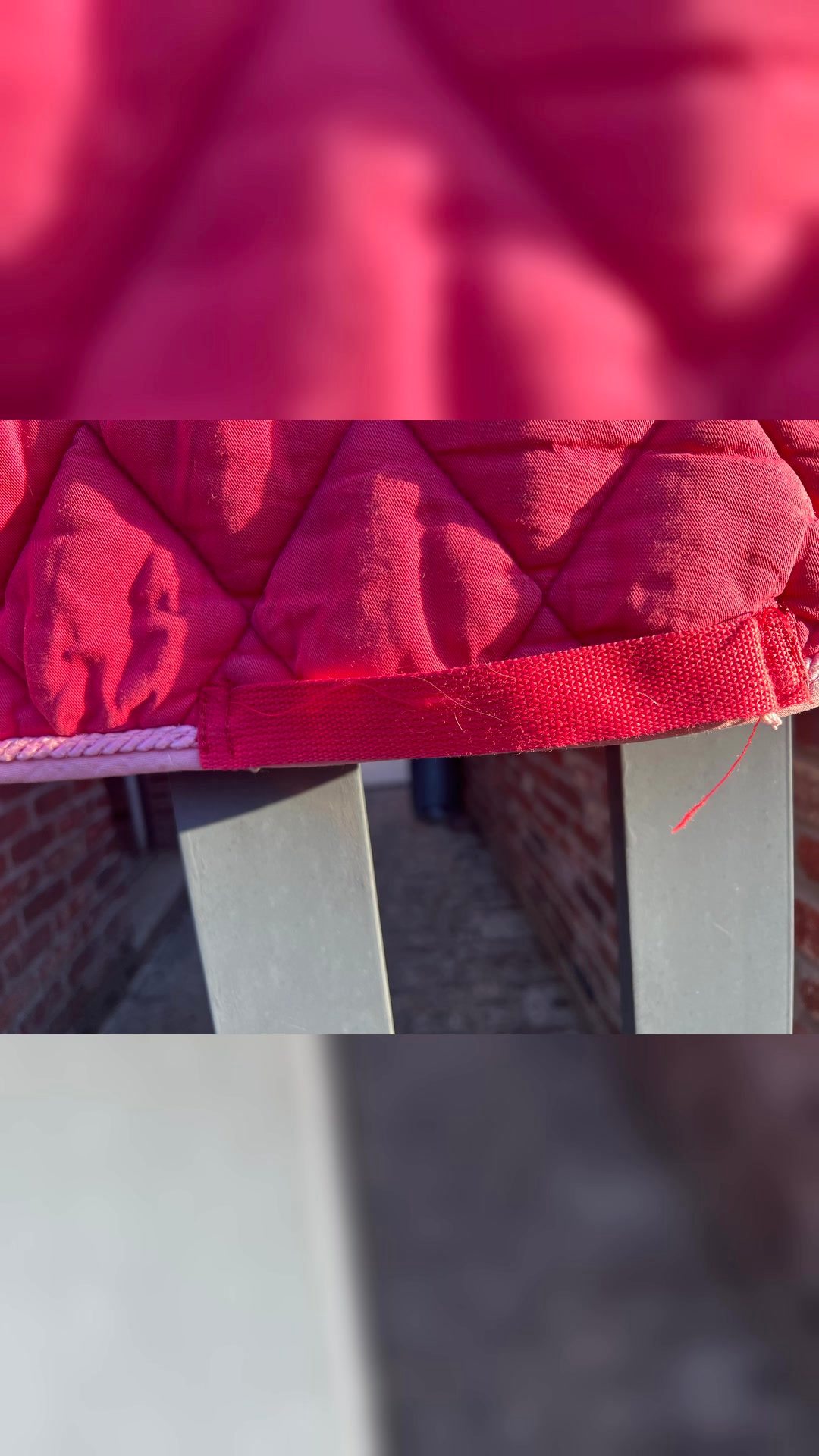 tapis de selle poney rose, média 6