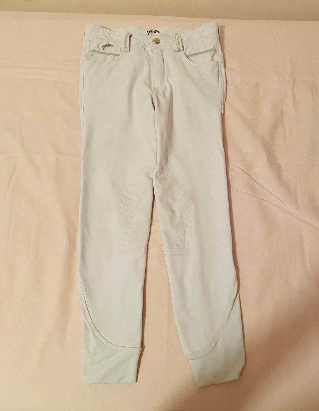 Pantalon d'équitation blanc Eden by Pénélope (10 ans), média 2