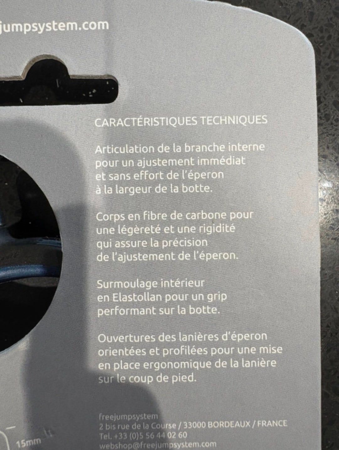 Éperon FREEJUMP, média 2