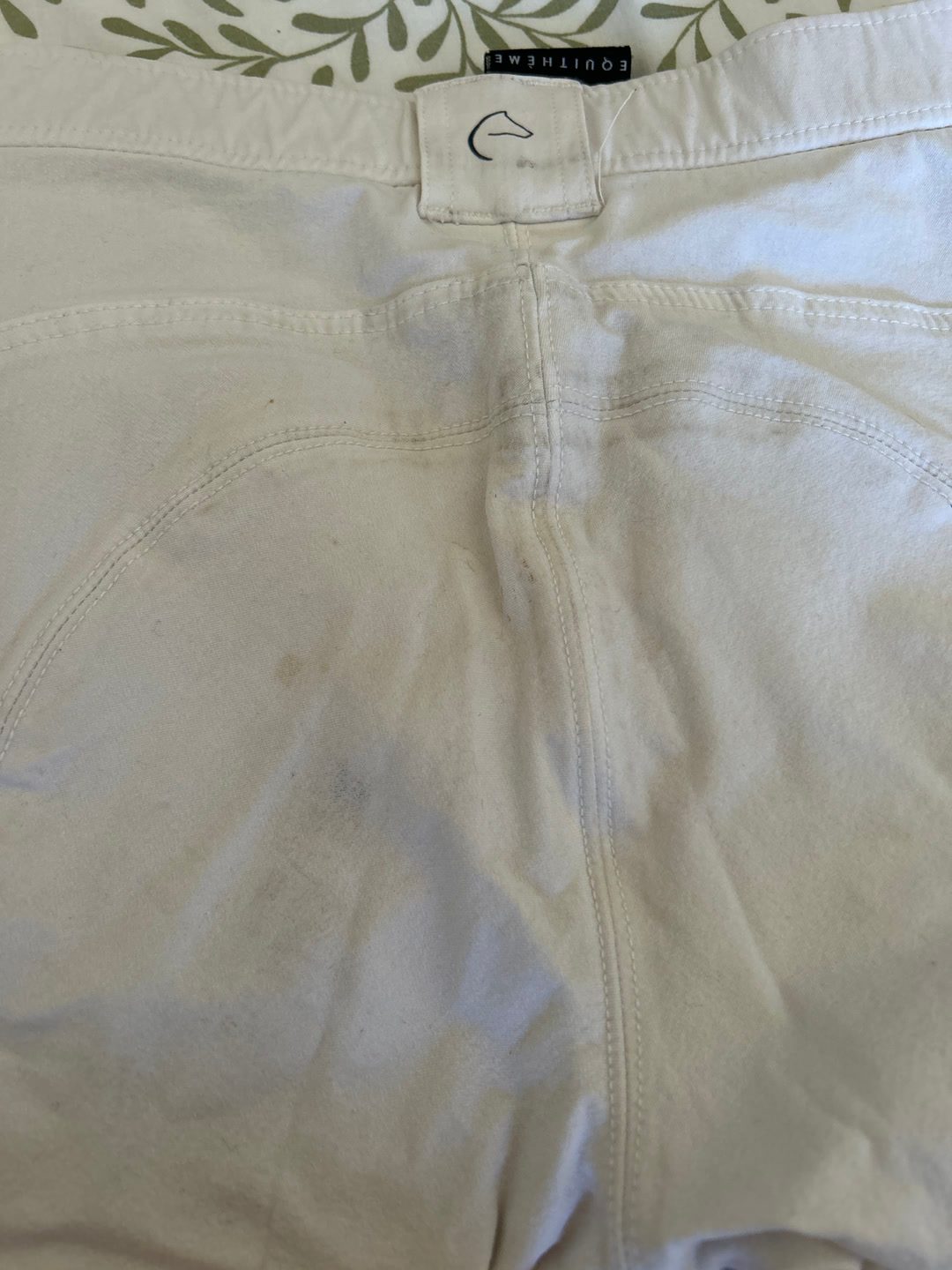 Pantalon de concours blanc, média 4