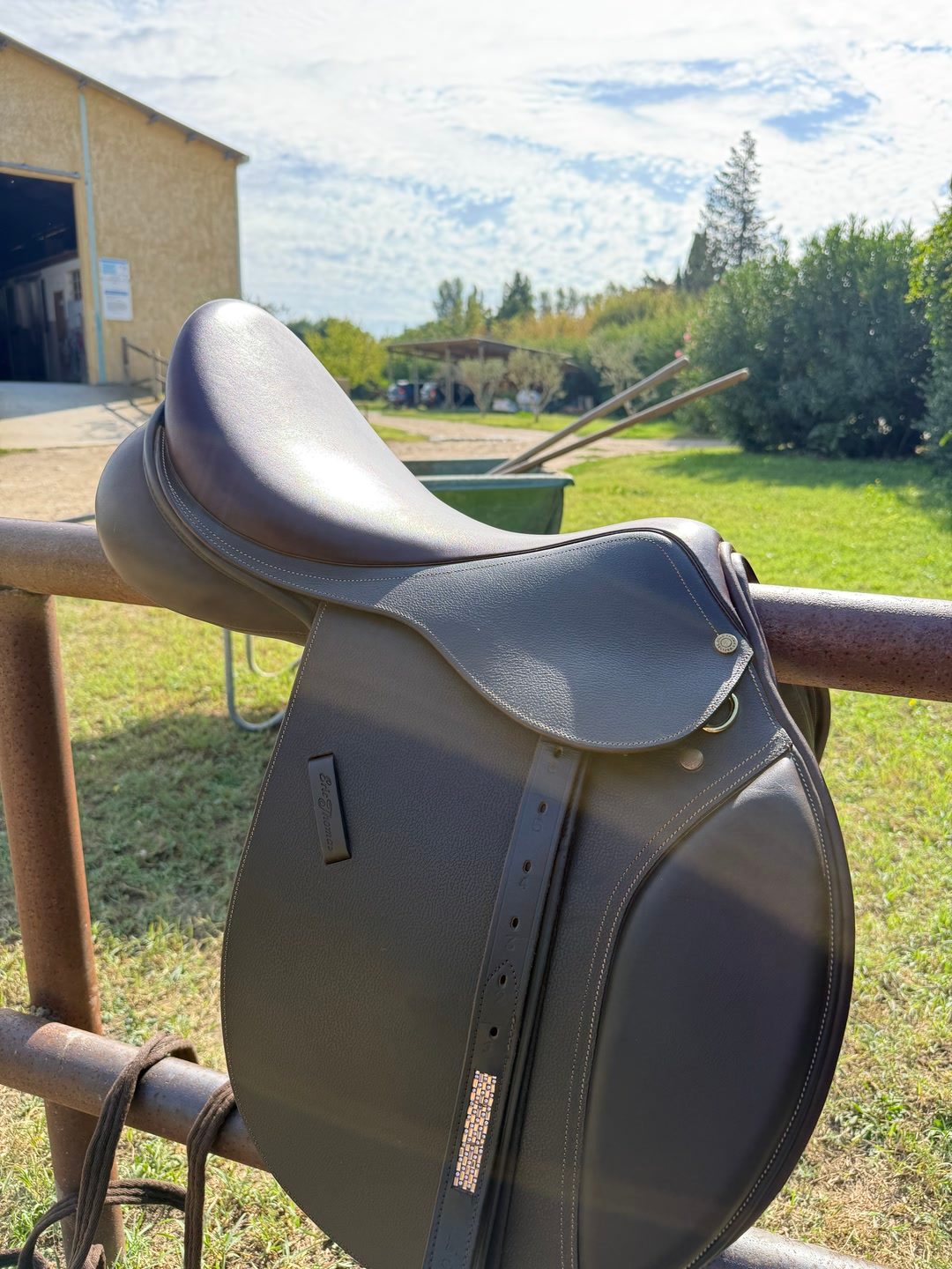 Selle mixte Éric Thomas 17”5 neuve, média 2