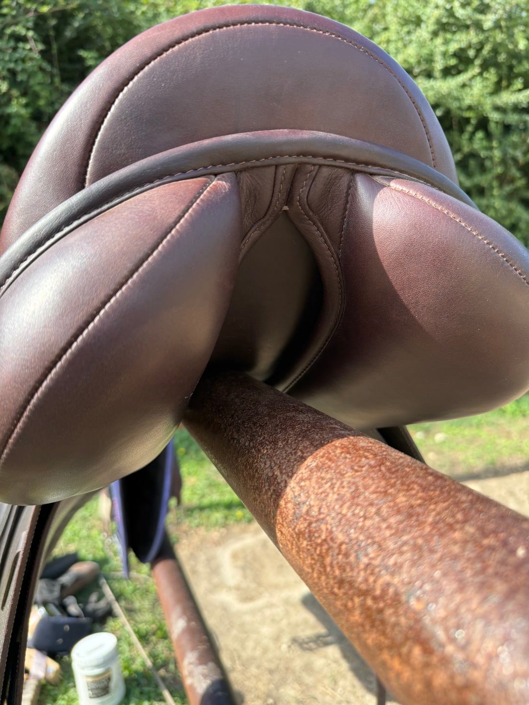 Selle mixte Éric Thomas 17”5 neuve, média 10