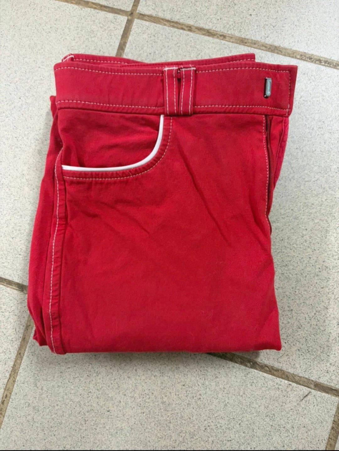 Pantalon d’équitation rouge, média 2