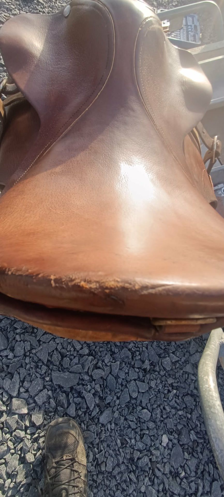 Selle de cheval mixte hermes, média 10