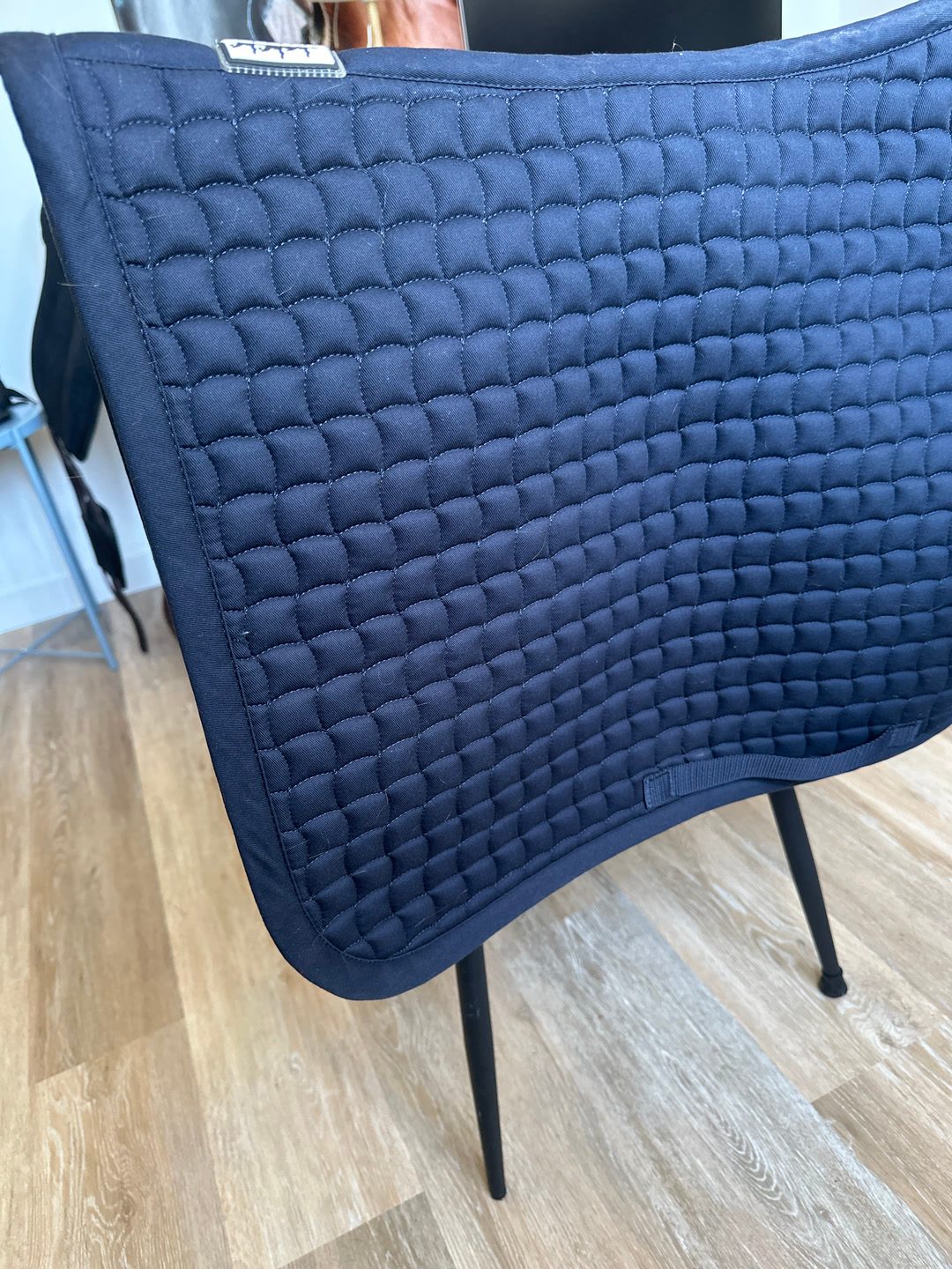 Tapis de selle Eskadron Coton bleu nuit taille Jumping, média 2