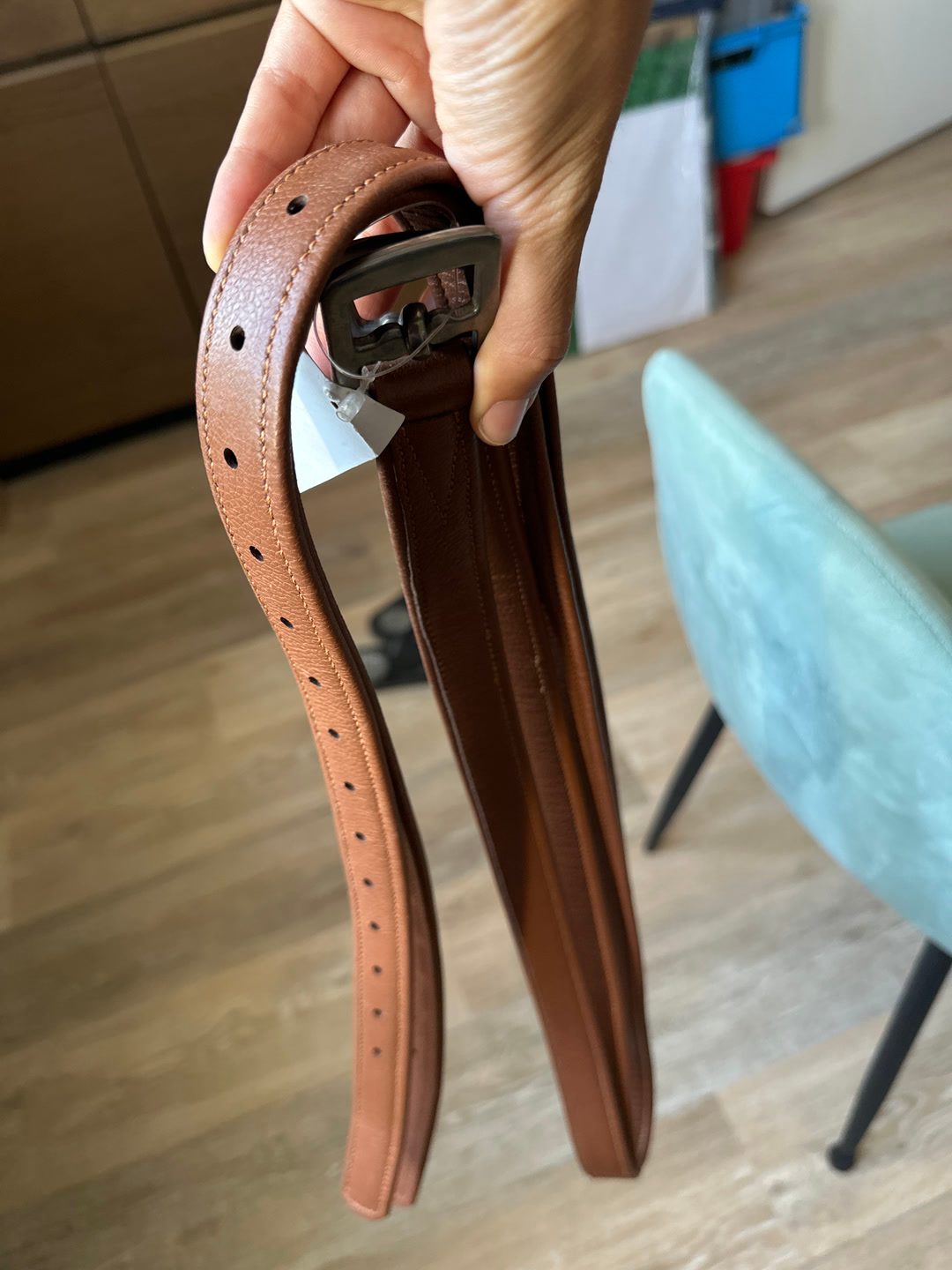 Étrivières Eric Thomas cuir buffle 145 cm neuves, média 3