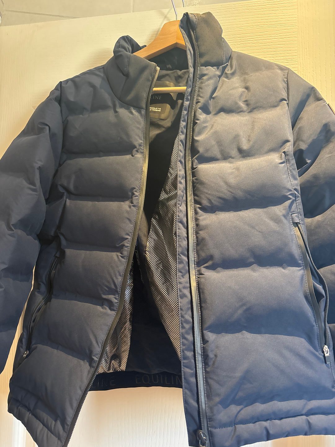 Doudoune equiline bleu marine taille XS neuve, média 5