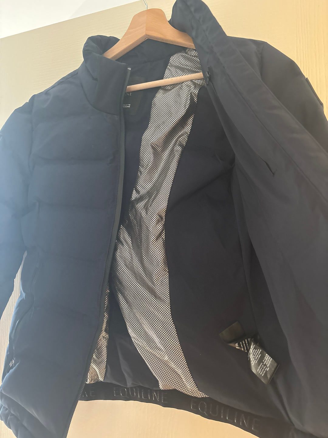 Doudoune equiline bleu marine taille XS neuve, média 3