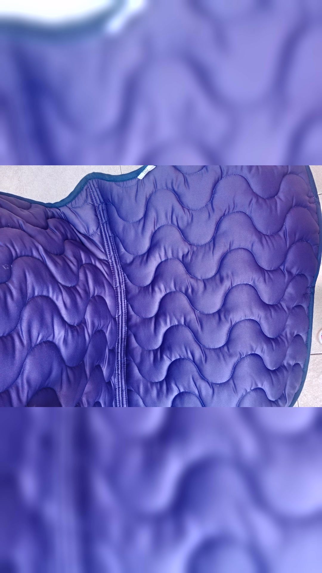 Tapis de selle equitheme et bonnet assorti, média 4