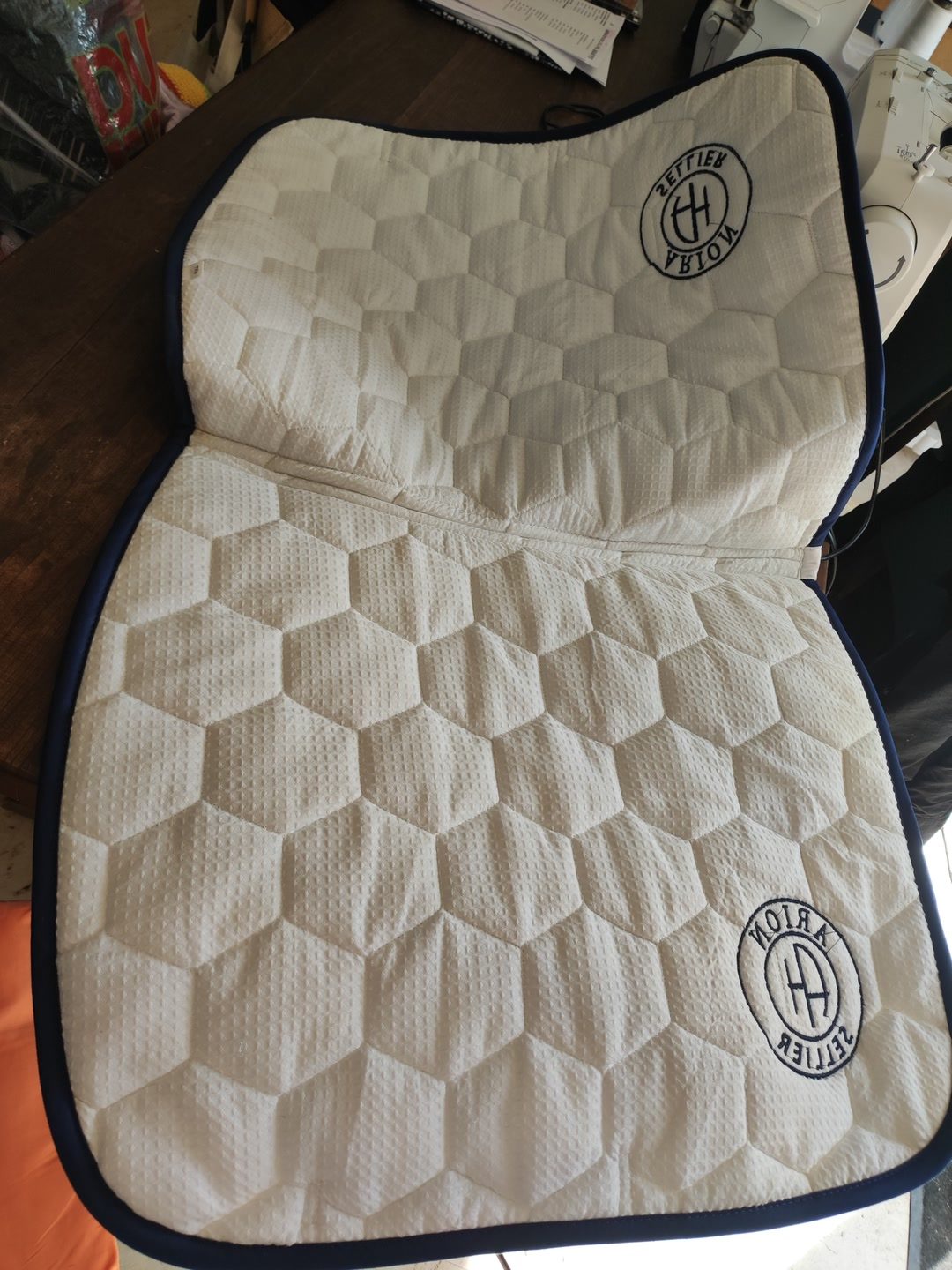 Tapis ARION Sellier blanc, média 3