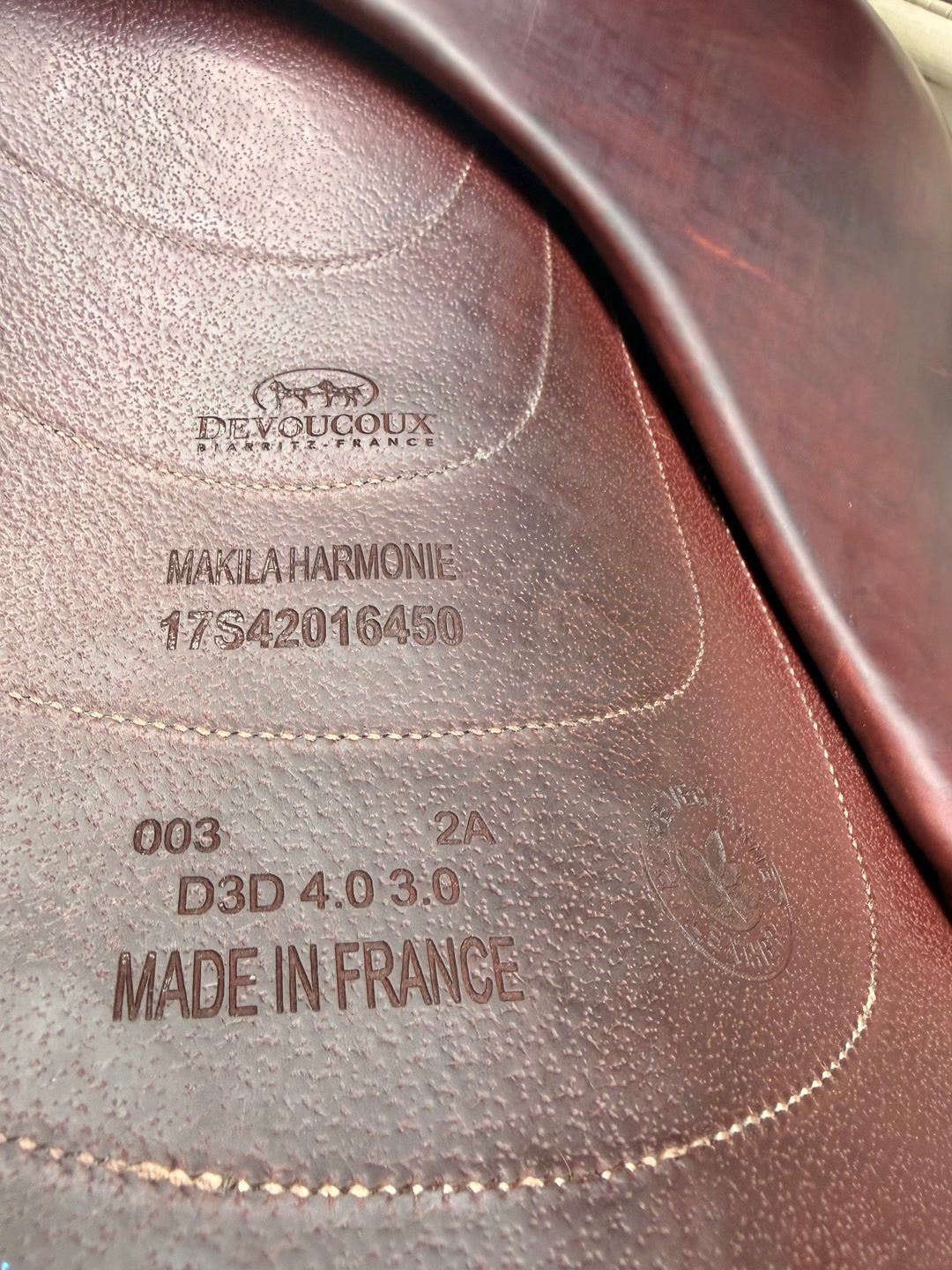 Selle dressage Devoucoux Makila Harmonie, média 6